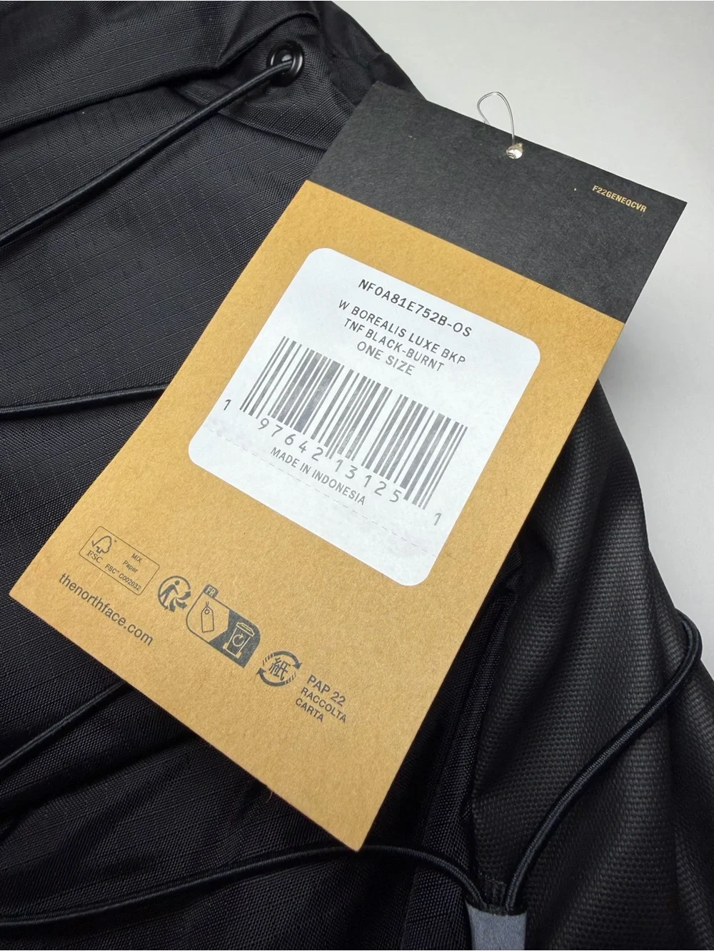 North Face Borealis Luxe Backpack with Rose Gold Logo (27 L)